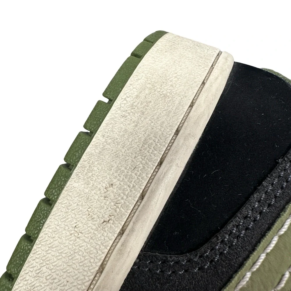 Air Jordan 1 Mid SE Craft‎ Black Olive Pale Ivory FD6817-003 Mens Size 9